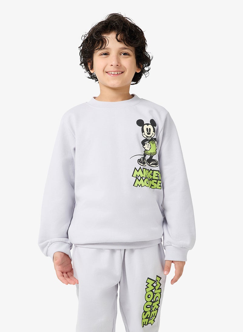 Disney Kids Mickey Mouse Sweatshirt And Sweatpants - Image 3